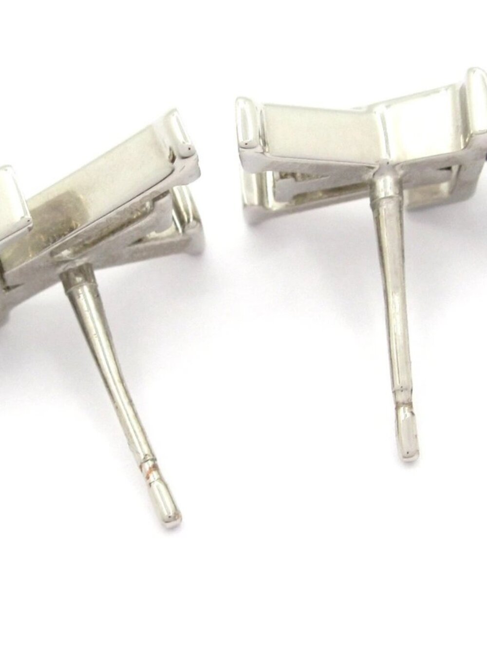 LOUIS VUITTON Earrings LV Iconic Louisa Strass M03242 Silver Clear - RM3275 - Picture 4 of 12